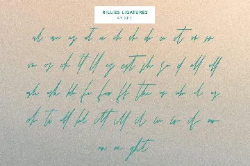 Rillies Modern Signature Font