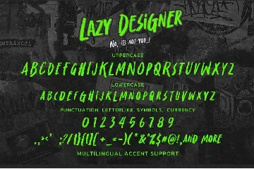 Lazy Designer -  Natural Handwritten font