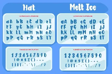 Snow Freeze - Quirky Winter Font