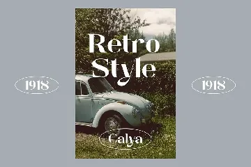 Calya | Modern Luxury font