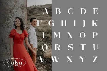 Calya | Modern Luxury font