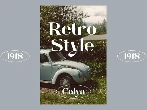 Calya | Modern Luxury font