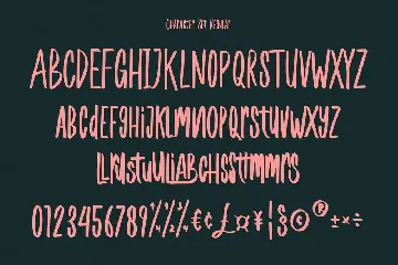 Gulfys Handwritten Font Extra Doodles