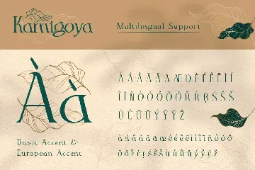 Kamigoya Font