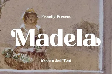 Madela Modern Serif Font