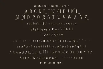 Korenah Serif Decorative Display Font