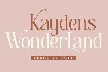 Korenah Serif Decorative Display Font