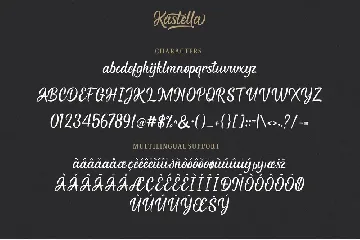 Kastella Script Font