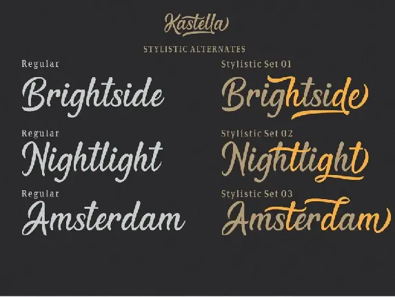 Kastella Script Font