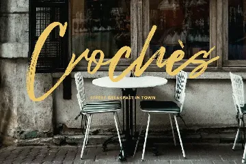 Crotches Rough Stroke Brush Font