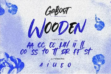 Gaboot - Authentic Brush font