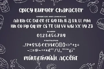 Spicy Burger - Delicious Unique Font