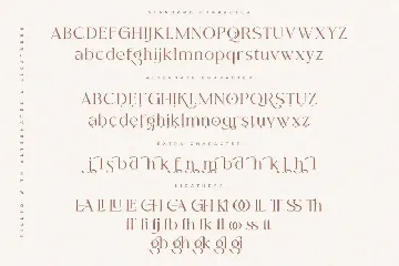 Moglan | Ligature Serif Typeface font