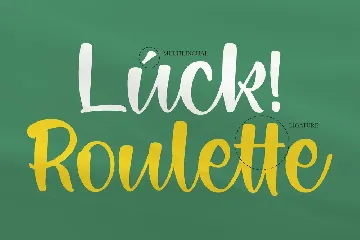 Dream Roulette Modern Script Font