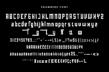 Chambers Esport Decorative Font