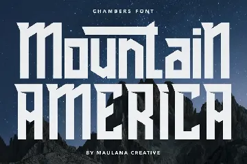 Chambers Esport Decorative Font