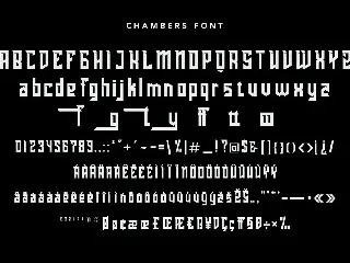 Chambers Esport Decorative Font