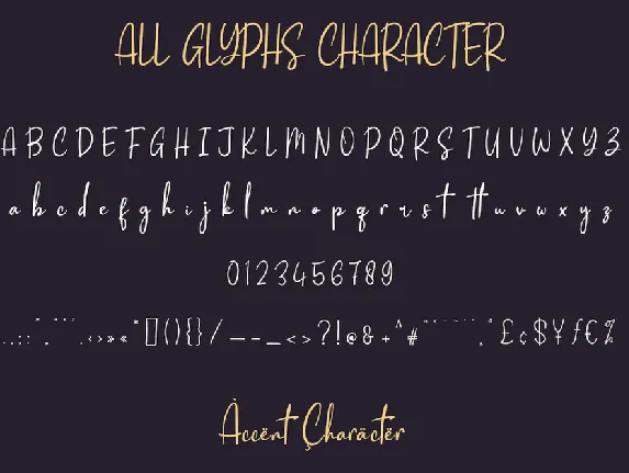 Ruth Signature font