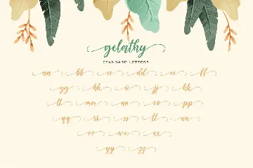 Gelathy - Modern Calligraphy font