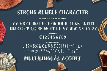 Strong Rumble - Vintage Serif Font