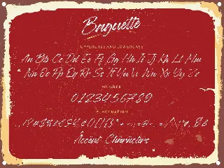 Baguette Brush Font