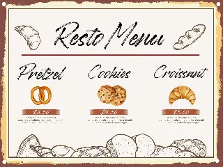 Baguette Brush Font