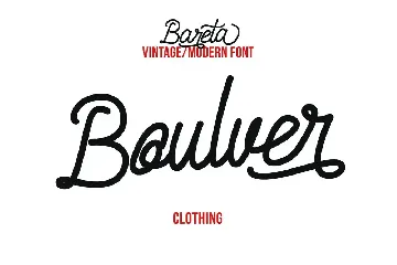 Bareta Vintage Modern Font