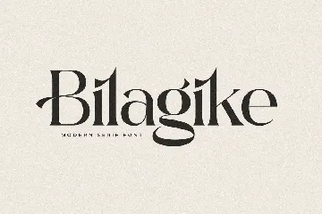 Bilagike Modern Serif Font