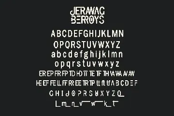 Jerawag Berroys Rounded Sans Serif Font