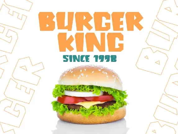 King Food - Display Font