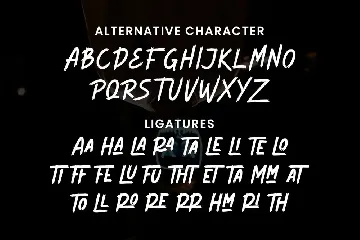 Hmrile Brush Font