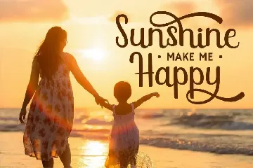 Sunshine Mind - Display Script Font