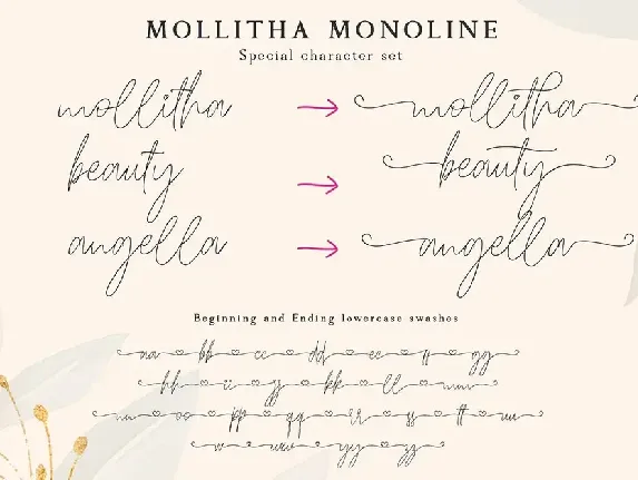 Mollitha font