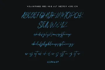 Volantines Brush SVG Font