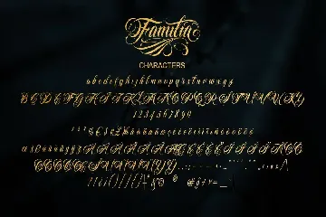 Familia Tattoo Lettering Font