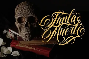 Familia Tattoo Lettering Font