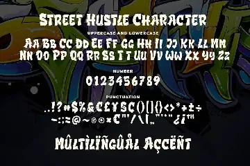 Street Hustle - Graffiti Font