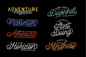 Lazy Ride Font - Script & Sans