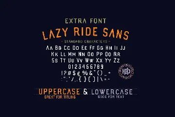 Lazy Ride Font - Script & Sans