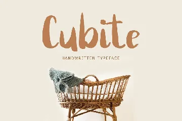 Cubite Handwritten Brush Font