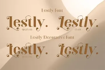 Lestly Fonts