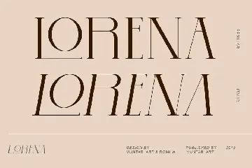 Lorena | Modern Serif Font