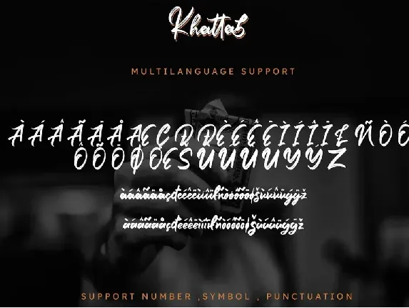 Khattab Brush Font | Font Duo