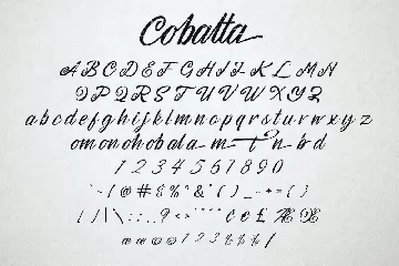 Cobalta Vintage Script Font