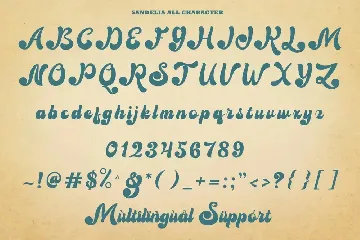 Sandelia font