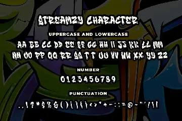 Streamzy - Graffiti Font