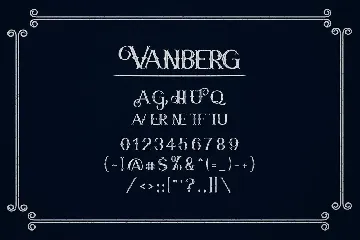 Vanberg Blackletter Font