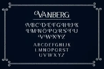 Vanberg Blackletter Font