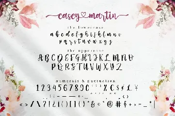 Casey Martin - Casual Handwritten Script Font