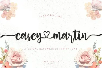 Casey Martin - Casual Handwritten Script Font